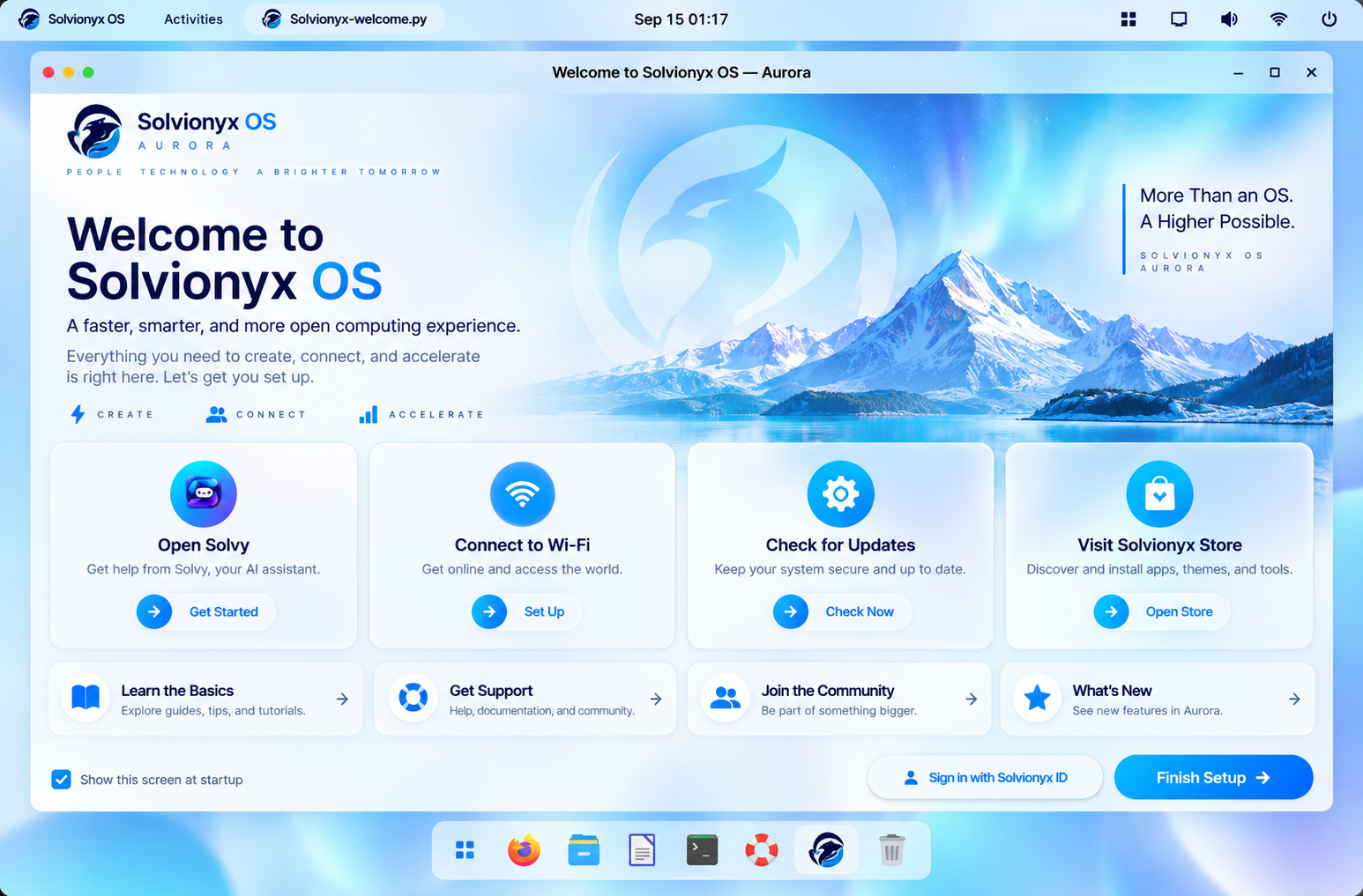 Welcome to Solvionyx OS